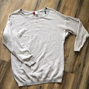 Oversized oatmeal sweater